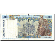Billet, West African States, 5000 Francs, Undated (1992-2003), 9718065188 - Estados De Africa Occidental