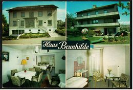 Bad Sooden Allendorf  -  Pension / Fremdenheim Haus Brunhilde  -  Mehrbild-Ansichtskarte Ca. 1970    (7383) - Bad Sooden-Allendorf