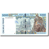 Billet, West African States, 5000 Francs, Undated (1992-2003), Undated - West-Afrikaanse Staten