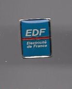 PINS EDF électricité De France Logo / Base Argentée  / 33NAT - EDF GDF