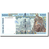 Billet, West African States, 5000 Francs, Undated (1992-2003), Undated - Westafrikanischer Staaten