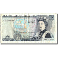 Billet, Grande-Bretagne, 5 Pounds, Undated (1973-80), Undated, KM:378c, TB - 5 Pounds