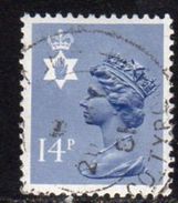 GB N. Ireland 1971-93 14p Grey Blue Questa Regional Machin, Used, SG 38 - Nordirland