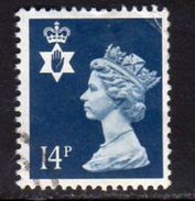 GB N. Ireland 1971-93 14p Deep Blue Questa Regional Machin, Used, SG 39 - Nordirland