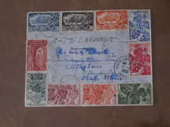 A.E.F Lettre Du 13 Septembre 1950  Vers Chatillon Sur Seine - Briefe U. Dokumente