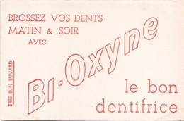 Buvard Dentifrice Bi-oxyne ( Tache, Pliure ) 17,5 Cm X 12 Cm - Parfums & Beauté