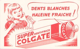 Buvard Dentifrice Colgate 17 Cm X 11 Cm - Perfumes & Belleza