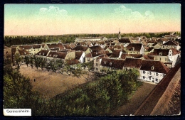 CPA ANCIENNE ALLEMAGNE- GERMERSHEIM - VUE GENERALE EN ÉTÉ- GROS PLAN COULEUR - Germersheim