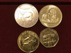 Tanzania Set Of 4 Coins - Tanzanie