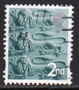 GB England 2001-2 2nd Class With Border Regional Country, Used, SG 6 - Engeland