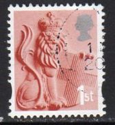 GB England 2001-2 1st Class With Border Regional Country, Used, SG 7 - Inghilterra