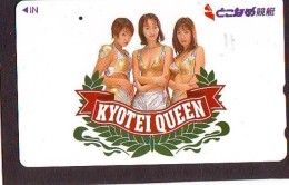 Télécarte Japon * 110-016 * EROTIQUE (6136) EROTIC  * KYOTEI QUEEN * Japan * TK *  BATHCLOTHES * FEMME * SEXY LADY - Mode