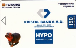 BOSNIA - Republica Srpska Telecard, Kristal Banka (glossy Suurface), Sample No CN - Bosnië