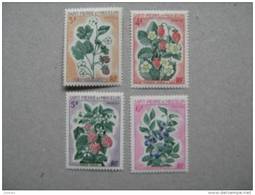 S P M    P 401/404 * *   FLEURS - Unused Stamps