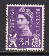 GB Scotland 1958-67 3d Regional Wilding, Used, SG 1 - Scotland