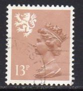 GB Scotland 1971-93 13p Waddington Type I Regional Machin, Used, SG 39 - Scotland