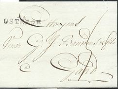 L An 8 Marque 9I/OSTENDE + "5" Pour Gand - 1794-1814 (French Period)