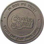 CASINO NEPAL GAME TOKEN COIN COPPER-NICKEL ND VERY FINE VF - Casino