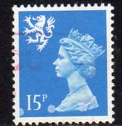 GB Scotland 1971-93 15p Questa Regional Machin, Used, SG 56 - Scotland