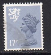 GB Scotland 1971-93 17p Grey Blue Questa Regional Machin, Used, SG 57 - Scotland