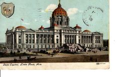 STATE CAPITOL LITTLE ROCK 1908 - Little Rock