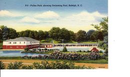 PULLEN PARK SHOWING SWIMMING POOL - Raleigh