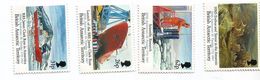 1991 British Antarctic Territory  James Clark Ross Research Ship Complete Set Of 4  MNH - Nuovi