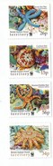 2001 British Indian Ocean Territory WWF Starfish Marine Life  Complete Set Of 4  MNH - Territoire Britannique De L'Océan Indien