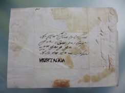 PRÉ-FILATELIA - MORTAGUA (PORTE 35 A MANUSCRITO) - ...-1853 Vorphilatelie