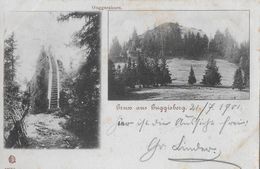 GRUSS AUS GUGGISBERG → Mehrbild Karte Mit Dem Guggershorn Anno 1901 - Guggisberg