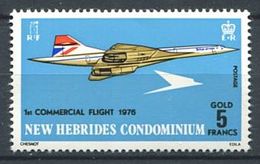 206 NEW HEBRIDES 1976 - Yvert 425 - Concorde - Neuf ** (MNH) Sans Trace De Charniere - Nuevos