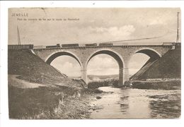 - 425 -  JEMELLE   Pont Du Chemin De Fer Sur La Route De Rochefort                Train   !!!!!!!! - Rochefort
