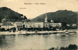 Schandau - Partie Am Fluss 1914 (001149) - Bad Schandau
