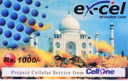 MOBILE / TELEPHONE CARD, INDIA - BSNL, EXCEL, RS. 1000 RECHARGE CARD - Other & Unclassified