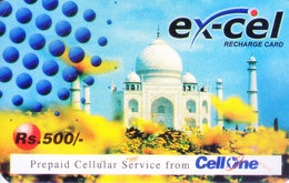 MOBILE / TELEPHONE CARD, INDIA - BSNL, EXCEL, RS. 500 RECHARGE CARD - Other & Unclassified