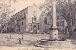 84 / PERTUIS / PLACE MIRABEAU / L EGLISE / ELD 116 - Pertuis