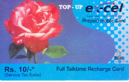 MOBILE / TELEPHONE CARD, INDIA - BSNL, EXCEL, RS. 10 PREPAID MOBILE FULL TALKTIME RECHARGE CARD - Other & Unclassified