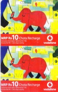 MOBILE / TELEPHONE CARD, INDIA - VODAFONE RS. 10 CHOTA RECHARGE, 2 NOS. CARD - Other & Unclassified