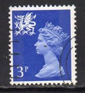 GB Wales 1971-93 3p 2 Band Regional Machin, Used, SG 14 - Pays De Galles