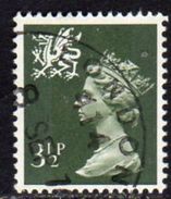 GB Wales 1971-93 3½p 2 Band Regional Machin, Used, SG 16 - Pays De Galles