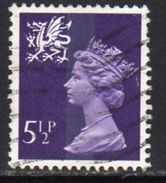 GB Wales 1971-93 5½p 1 Band Regional Machin, Used, SG 21 - Pays De Galles