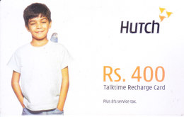 MOBILE / TELEPHONE CARD, INDIA - HUTCH RS. 400 TALKTIME RECHARGE CARD - Other & Unclassified