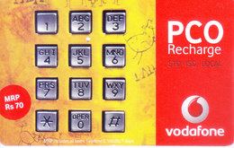 MOBILE / TELEPHONE CARD, INDIA - VODAFONE RS. 70 PCO RECHARGE CARD - Other & Unclassified