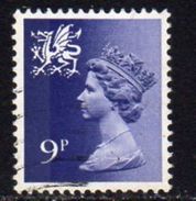 GB Wales 1971-93 9p Regional Machin, Used, SG 27 - Pays De Galles