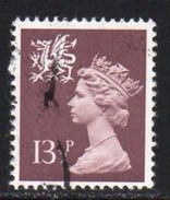 GB Wales 1971-93 13½p Harrison Regional Machin, Used, SG 33 - Gales