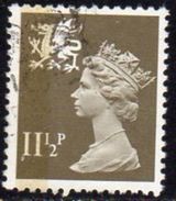 GB Wales 1971-93 11½p Questa Regional Machin, Used, SG 35 - Pays De Galles