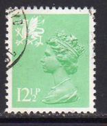 GB Wales 1971-93 12½p P. 14 Questa Regional Machin, Used, SG 37 - Wales