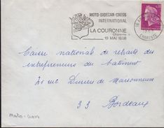 Lettre Moto 16 Angouleme RP 3-4 1968 =o "  Moto-Sidcar-Cross International La Couronne 19 Mai 1968" - Motorbikes