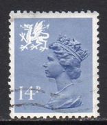 GB Wales 1971-93 14p Grey Blue Questa Regional Machin, Used, SG 39 - Gales