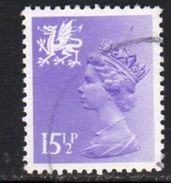 GB Wales 1971-93 15½p Questa Regional Machin, Used, SG 42 - Gales